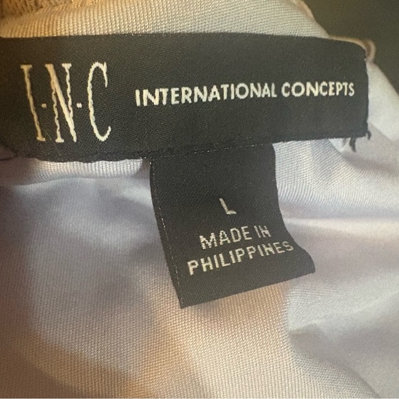 INC International Concepts Floral Ruched Women's Top - Picture 3 of 4